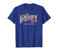 Welcome To Derry Greetings Camiseta, Hombre, Azul Real, L