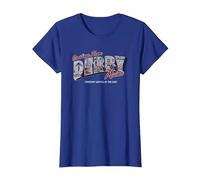 Welcome To Derry Greetings Camiseta, Mujer, Azul Real, XS