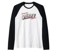 Welcome To Derry Greetings from Derry Camiseta Manga Raglan