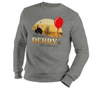 Welcome to Derry Novel Written by Stephen King Inspired Sudadera Gris Unisex Size XL