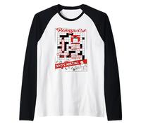 Welcome To Derry Pennywise Crossword Puzzle Camiseta Manga Raglan