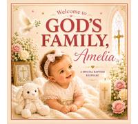 Welcome to God’s Family, Amelia: A Baptism Keepsake for Christians or Catholics (Three Hearts Personalized Name Series (Amelia))
