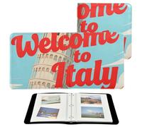 Welcome To Italy Scenery Culture - Álbumes de fotos para libro de fotos, páginas autoadhesivas, 4 x 7 pulgadas