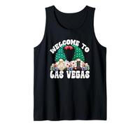 Welcome To Las Vegas Funny GNOME Graphic For Casino Lover Camiseta sin Mangas