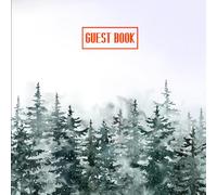 Welcome to Our Forest Retreat Guest Book: Rustic Cabin Guest Book for Vacation Home, Airbnb, or Mountain Lodgeม | Forest Themed Sign-In Book with 101 Pages for Visitors to Share Memories