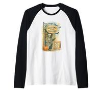 Welcome To The Bookstore Spooky Skeleton Halloween Camiseta Manga Raglan