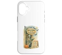 Welcome To The Bookstore Spooky Skeleton Halloween Carcasa para iPhone 16 Plus