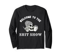 Welcome To The Shit show, divertida camisa con forma de calavera Manga Larga