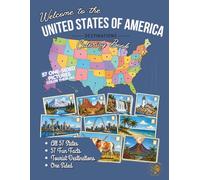 Welcome to the United States of America Destinations Coloring Book: Color, Explore, and Build Lasting Memory Through America’s Most Beautiful Places