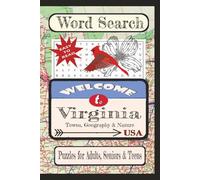 Welcome to Virginia Towns, Geography & Nature Word Search Puzzle Book: Word searches with easy-to-read print about United States Cities & Towns, and ... Towns & Culture Word Search Puzzle Books)