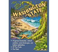 Welcome to Washington State Coloring Book: A Vintage-Style Journey Through Landmarks, Forests, Mountains, Beaches, and Pacific Northwest Scenery (Welcome to Travel Series)