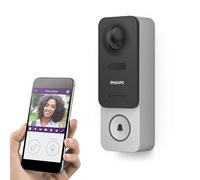 WelcomeEye Link - Timbre de vídeo conectado inalámbrico y batería recargable