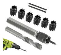 Weld Cutter Remover Drill Bits, Doble Sided Punch Remover, Weld Remover Tool, Hex Sheet Hole Cutter, Weld Removal Drill Bit, Sturdy Weld Cutter, Stainless Steel Weld Remover, Welding Drill Bits