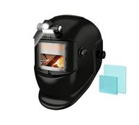 Weld Hood - Adjustable Head Cover With Light, Protect Eye Welding Hood Auto Darkening | Welding Eye Cover For Workshop Garage Job Site Automotive Repair Maintenance Fabrication Construction