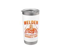 Welder Because Engineers Need Heroes Too Welding Welders Vaso térmico de acero inoxidable de doble pared