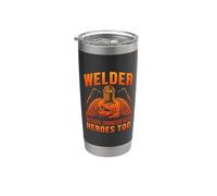 Welder Because Engineers Need Heroes Too Welding Welders Vaso térmico de acero inoxidable de doble pared