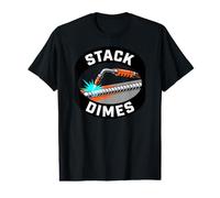 Welder Stack Dimes Torch TIG MIG Fabrication Graphic Camiseta gráfica económica