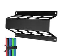 Welder Storage Rack, 8 Slot Wall Mount Organizer System, Tig Welding Rod Holder System, 40cm Size, 20cm Width, Welding Rod Storage Rack with Style for Home Workshop Repair Building Use