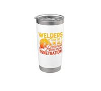Welders Can Do It In All Position Funny Welder Welding Vaso térmico de acero inoxidable de doble pared