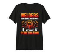 Welders Do It In All Position Welding Welder Lovers Camiseta Premium