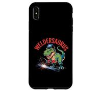 Weldersaurus T-Rex Soldadura Dinosaurio Divertido Carcasa para iPhone XS Max