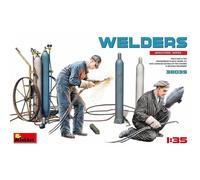 Weldersmaquette Figura Welders MiniArt 38039 1 :3 5 Maqueta Tanque Muestra