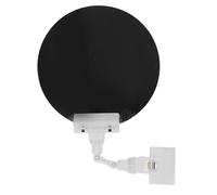 Welding Blackout Panel Auto Darkening, Clip - On Adjustable Light Blocking Plate for Argon Arc Welding, 18 cm Round Protective Shield with Organic Glass Lens (Blanca)