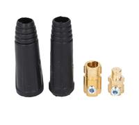 Welding Cable Connectors 200-300Amp | Heat Tolerant Brass Quick Connectors for 35-50 Sq mm Cables | Secure Fit Welding Machine Fittings DKJ10-25 DKZ10-25