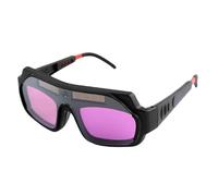 Welding Glasses Auto Darkening, Safety Welder Eyewear, Lightweight Protective Shield, 5.71 x 2.09 Inches, Ideal Eye Gear for Cutting, Yard Work, Construction, Outdoor Jobs, Men Welders