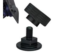 Welding Headgear Fasteners, aluminio Hood Clips 2,5 cm, silicona Gasket Secure Fit, Soldering Helmet Attachment, Electrical Accessories for Welding Safety, Black