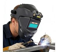 Welding Helmet - Grinding Auto Dimming Solar Face Protection Hood | Pipe Welding Helmet | for Outdoor Farm Home Automotive Construction Workshop Factory
