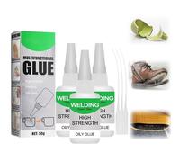 Welding High-Strength Oily Glue, Criterion Glue, Oily Glue, 50g Extra Strong Super Glue Heavy Duty, Quick Welding Glue. (3pcs)