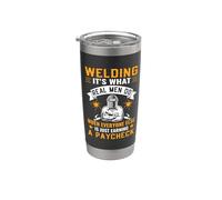Welding It's What Real Men Do Funny Welder Vaso térmico de acero inoxidable de doble pared
