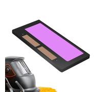 Welding Lens, Solar-Powered Auto-Darkening Filter Panel, True Color View, Replacement Part, Durable Shield Accessory, Eye Protection Upgrade for Standard Welding Helmets