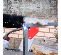 Welding Magnets, Magnetic Welding Positioner, Heavy Duty Bracket, Angle Holding Magnet, Strong Power 11.02x9.45x1.18 Inches Soldering Accessories for Metalworking and Fabrication