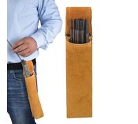 Welding Rod Bag, Cowhide Joining Tote, Electrode Storage Pouch, Antiscald Waist Backpack, Sturdy Construction, Ideal For Storing Soldering Rods And Tools