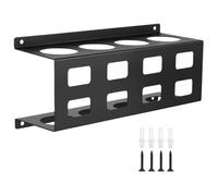 Welding Rod Organizer, 4-Slot Welding Rods Wall Rack, Strong Soldering Stick Holder, Space-Saving Design, Ideal for Tools Arrangement, Electrician, Repair Workshop, Garage, Home Use