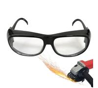 Welding Safety Glasses - Eye Protective Goggles | Durable Polycarbonate And Glass Lenses With Wide Temple Design, Professional Protective Eyewear For Welding, Grinding, Polishing