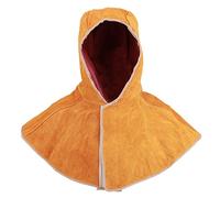 Welding Shawl Cap Hat, Durable, Breathable, Heat-Tolerant, Anti Spatter Protection for Electric Arc Work, Auto Repair, Cowhide Leather