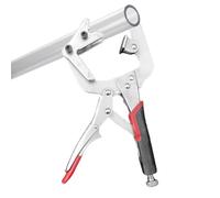 Welding Vise Grips, Woodworking Plier, 9.84x4.33x1.77 Inches Quick Release Locking Clamp, Metal Heavy-Duty Hand Tool for Furniture Making, Garage, Craftwork, Silver