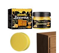 Weldphur Acondicionador para Muebles de Madera - Brillador Y Limpiador 80g Con Esponja,Limpiador para Muebles con Esponja - De Salón Y Hogar