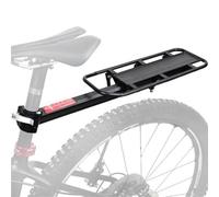Weldphur Estante trasero para bicicleta, estante trasero de aleación de aluminio para bicicletas, soporte de metal, soporte de carga, soporte de equipaje para ciclismo, mochila de comestibles, viajes