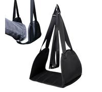 Weldphur Hamaca de pie de avión, reposapiés de avión | Swing -swing para avión,Accesorios para el asiento trasero del automóvil, suministros de viaje, equipaje manual de vuelo para la comodidad