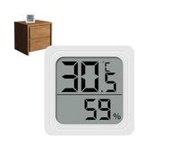 Weldphur Monitores de Temperatura y Humedad, Termohigrómetro Digital Interior, Dispositivo Portátil Con Baterías, Medidor Preciso Y Fácil De Leer Para Ático, Garaje, Baño, Sala De Estar, Patio,