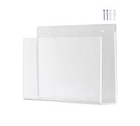 Weldphur Organizador de Archivos de Pared,Organizador de Almacenamiento con Tornillos | Soporte Montaje en Pared para Folletos y Documentos | Organización de Documentos, Correo y Libros para Hogar,