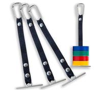 Weldphur Portacintas Para Cinturón De Herramientas | 4 Piezas Portacintas Poliéster para Construcción - Organizador De Herramientas Con Tira De Clip Para Almacén Construcción Placa De Yeso Automóvil