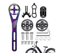 Weldphur Soporte para Ciclocomputador | Portaextensible de Aleación de Aluminio | Montura para Manillar de Bicicleta,para Ciudad, Deportes, Cámara de Acción y