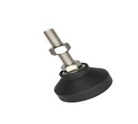 WELDRIC Patas de ajuste sólidas robustas 1 pieza tipo de rosca de pata de torno pies de nivelación ajustables base giratoria muebles apoyo almohadilla de deslizamiento para gabinete restaurante mesa