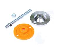 WELDRIC Pies de Ajuste fijos de Nailon 1 Uds M12 M14 M16 M20 M24 M30 pies de Ajuste Fijo Alta Resistencia Tornillo Copa pie Ajustable Soporte Amortiguador Antideslizante(D100xM30x200)