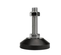 WELDRIC Pies de ajuste fijos robustos M12 M14 M16 M20 M24 pies de nivelación ajustables, base fija para muebles/fresadora, antideslizante, amortiguador, D80 (D80 x 24 x 100,1 piezas)